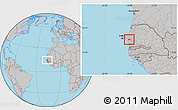 Gray Location Map of Fissel