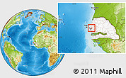 Physical Location Map of Fissel, highlighted country, highlighted parent region