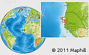 Physical Location Map of Fissel, highlighted parent region, highlighted grandparent region