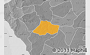 Political Map of Fissel, desaturated