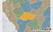 Political Map of Fissel, semi-desaturated