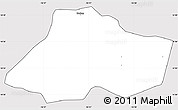Silver Style Simple Map of Fissel, cropped outside