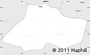 Silver Style Simple Map of Fissel
