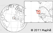 Blank Location Map of Mbour