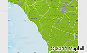 Physical Map of Mbour