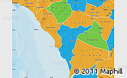 Political Map of Mbour