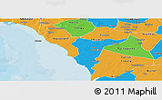 Political Panoramic Map of Mbour