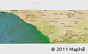 Satellite Panoramic Map of Mbour
