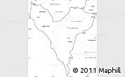 Blank Simple Map of Mbour