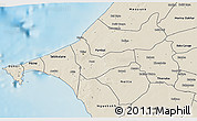 Shaded Relief 3D Map of Pout