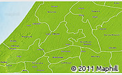 Physical 3D Map of Merina Dakhar