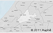 Silver Style 3D Map of Merina Dakhar