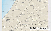 Shaded Relief Map of Merina Dakhar