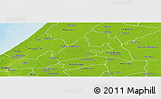 Physical Panoramic Map of Merina Dakhar