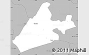 Gray Simple Map of Merina Dakhar
