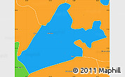 Political Simple Map of Merina Dakhar