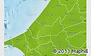 Physical Map of Pambal