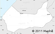 Silver Style Simple Map of Pambal