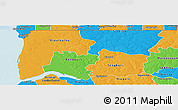 Political Panoramic Map of Bignona
