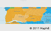 Political Shades Panoramic Map of Bignona