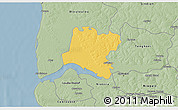 Savanna Style 3D Map of Tendouck