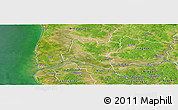Satellite Panoramic Map of Tendouck