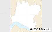 Classic Style Simple Map of Tendouck