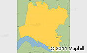 Savanna Style Simple Map of Tendouck