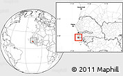 Blank Location Map of Loudia Ouolof, highlighted parent region, highlighted grandparent region, within the entire country