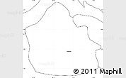 Blank Simple Map of Loudia Ouolof