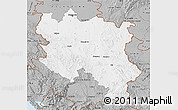 Gray Map of Srbija