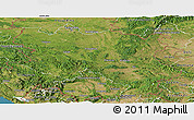 Satellite Panoramic Map of Srbija