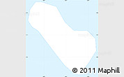 Classic Style Simple Map of Frigate Is.