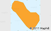 Political Simple Map of Frigate Is.