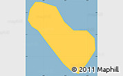 Savanna Style Simple Map of Frigate Is.