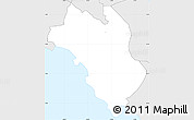 Silver Style Simple Map of Grand Anse Mah?