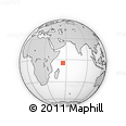 Outline Map of Mont Fleuri