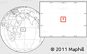 Blank Location Map of Plaisance