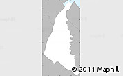 Gray Simple Map of Plaisance