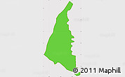 Political Simple Map of Plaisance, cropped outside