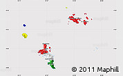 Flag Map of Seychelles, flag centered