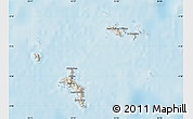 Shaded Relief Map of Seychelles, political shades outside, shaded relief sea