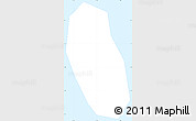 Gray Simple Map of Marie Anne Is.