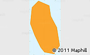 Political Simple Map of Marie Anne Is.