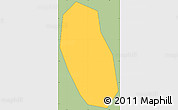 Savanna Style Simple Map of Marie Anne Is., cropped outside