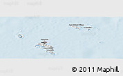Gray Panoramic Map of Seychelles, single color outside