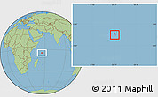 Savanna Style Location Map of Port Glaud