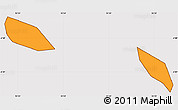 Political Simple Map of Port Glaud, cropped outside