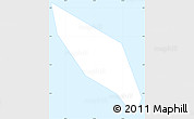 Silver Style Simple Map of Therese Is.