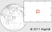 Blank Location Map of Grand Anse Praslin